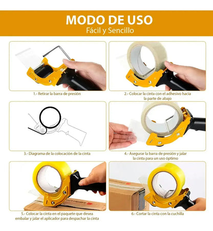 Despachador de Cinta Aplicador Con Mango Ergonómico