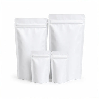 Bolsa Stand Up Pouch Laminada Cierre Blanco Mate 150g (12x20cm)